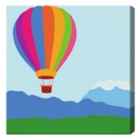 Картина по номерам Art Gallery Premium Воздушный шар 20x20cm (BX3012)