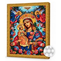 Алмазная мозаика Art Gallery Premium Icon of the Mother of God The Unfading Flower 40x50cm (QB205804)