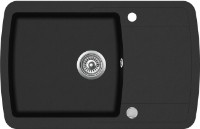 Кухонная мойка Aquasanita Helika Lira SQL101 Black metallic