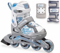 Роликовые коньки Bladerunner Phaser Combo G White/Light Blue Hands + Knees