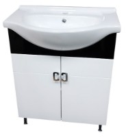 Шкаф с умывальником Aquaplus Bath Modern Black 75cm