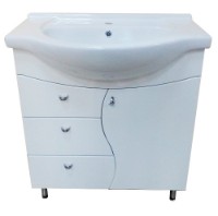 Шкаф с умывальником Aquaplus Bath S-Line 75cm