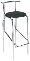 Барный стул Новый стиль Jola Chrome V4 Black