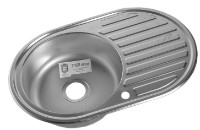 Chiuvetă de bucătărie Becky 77 50 0.6 BK RIF Left