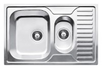 Chiuvetă de bucătărie Fabiano 78x50x15 0.8 RIF Left