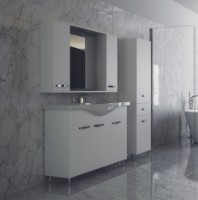 Шкаф-пенал Martat Olimpia White (11915)