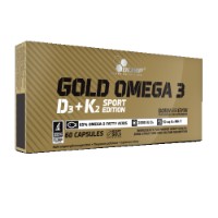 Жирные кислоты Olimp Gold Omega 3 D3 + K2 Sport Edition 60cap