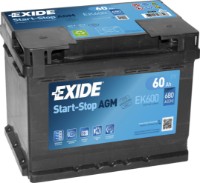 Acumulatoar auto Exide Start-Stop AGM EK600