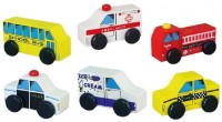 Набор машин Viga City Vehicles 6pcs Set (59506)