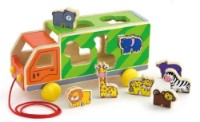 Игрушка каталка Viga Pull Along Animal Truck (50344)