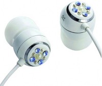 Căşti Elecom Gem Drops White/Blue (E11005)