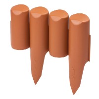 Садовое ограждение Prosperplast Palisada Teracota IPBO-R624