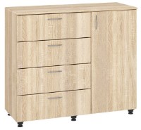 Комод Пехотин K-4+1 Дуб Сонома