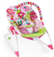 Детский шезлонг Bright Starts Raspberry Garden 2in1 (10125)