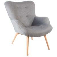 Fotoliu Deco Leonard Grey