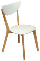 Scaun Evelin Cameroon White+Bella Beech PV White