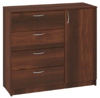Комод Пехотин K-4+1 Орех