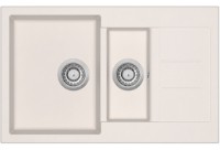 Chiuvetă de bucătărie Aquasanita Helika Tesa SQT151 Silica