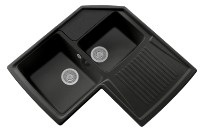 Chiuvetă de bucătărie Plados Harmony HRA832 UG70 Black Matt