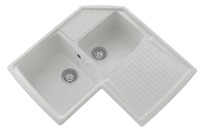 Chiuvetă de bucătărie Plados Harmony HRA832 UG90 Opal White