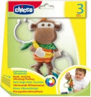 Jucărie pentru pătuturi si carucioare Chicco Monkey with Vibration "Multiactive" (00907.00)