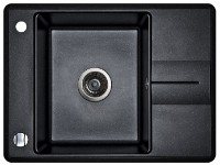 Кухонная мойка Aquasanita Helika Bella SQB102 Black metallic