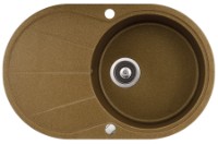 Кухонная мойка Aquasanita Helika Clarus SR101 Brass