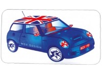 Covoraș de baie MSV Light Blue 45x75 (40684)