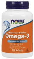 Acizi grași NOW Omega-3 1000mg 100cap