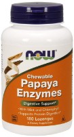 Пищевая добавка NOW Papaya Enzyme Chewable 180tab