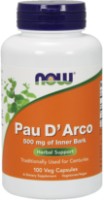 Пищевая добавка NOW Pau D'Arco 500mg 100cap
