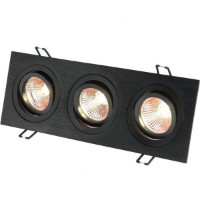 Встраиваемый светильник Lampardi Downlight LP956-3 Black