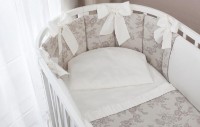 Детское постельное белье Perina Elfetto Oval Milky White (ЭФО6.2-125х75)
