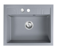 Кухонная мойка Ferro DRGM1/48/58GA 580x480mm Gray (12002) 