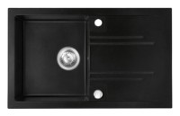 Кухонная мойка Ferro DRGM48/78BA 780x480mm Graphite (02705)