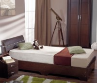 Кровать Ambianta Inter-star 0.9m Sonoma închis