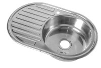 Chiuvetă de bucătărie Becky 77 50 0.6 BK EPL Right