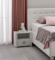 Noptieră Ambianta Rio 355x445x395mm White