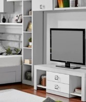 Comodă TV Ambianta Amigo TV 1.3m Gray