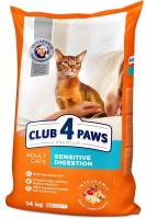 Сухой корм для кошек Club 4 Paws Adult Cats Sensitive Digestion 14kg