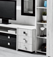 Тумба Ambianta Oscar 400x565mm Alb-Samoa