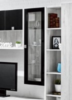 Vitrină Ambianta Oscar Alb Samoa