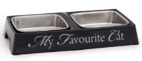 Миска для кошек Beeztees Double My Fav Cat (650633)