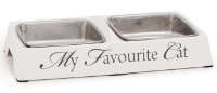 Миска для кошек Beeztees Double My Fav Cat (650634)