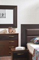 Oglindă Ambianta Clasic 1022x860mm Sonoma inchis