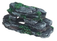 Декор для аквариумов и террариумов Flamingo Rock-Peaks with Moss (401150)