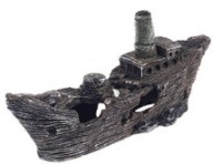 Декор для аквариумов и террариумов Flamingo Steamboat Wreck (401152)