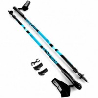 Bețe mers nordic Spokey Zigzag II BK/BL Set (927832)