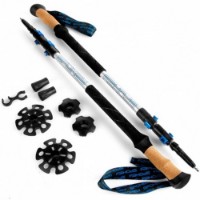 Bețe de trekking Spokey Compass BL/SV Set (926807)