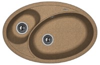 Chiuvetă de bucătărie Florentina Selena Cafeniu (20.265.E0780.105)